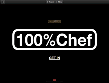 Tablet Screenshot of 100x100chef.com